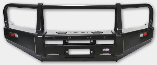 DOBINSONS BULL BAR CLASSIC BLACK FOR TOYOTA LAND CRUISER 76, 78, 79 SERIES 2007 - 2016 NARROW CHASSIS - BU59 - 3506 - Sniper Custom Trucks
