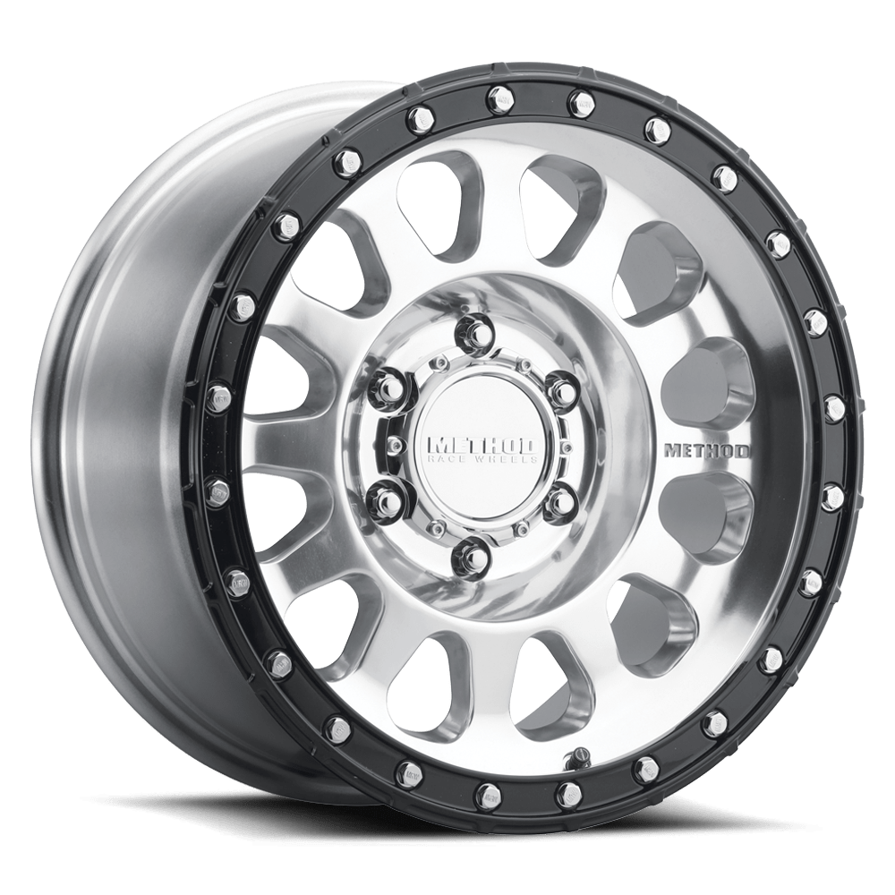 Method Race Wheels | MR315 | Polished - Gloss Black Lip - Sniper Custom Trucks