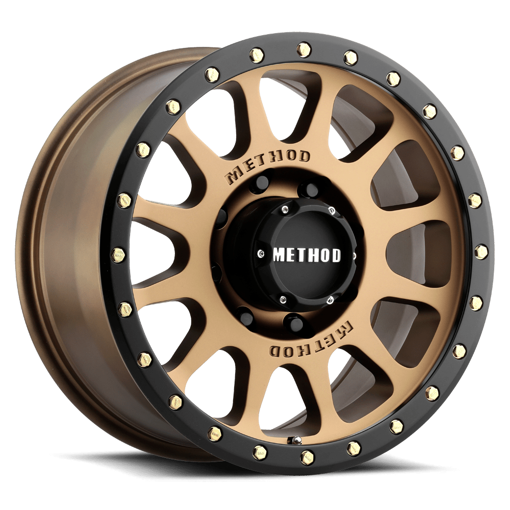 Method Race Wheels | MR305 NV HD | Method Bronze - Matte Black Lip - Sniper Custom Trucks