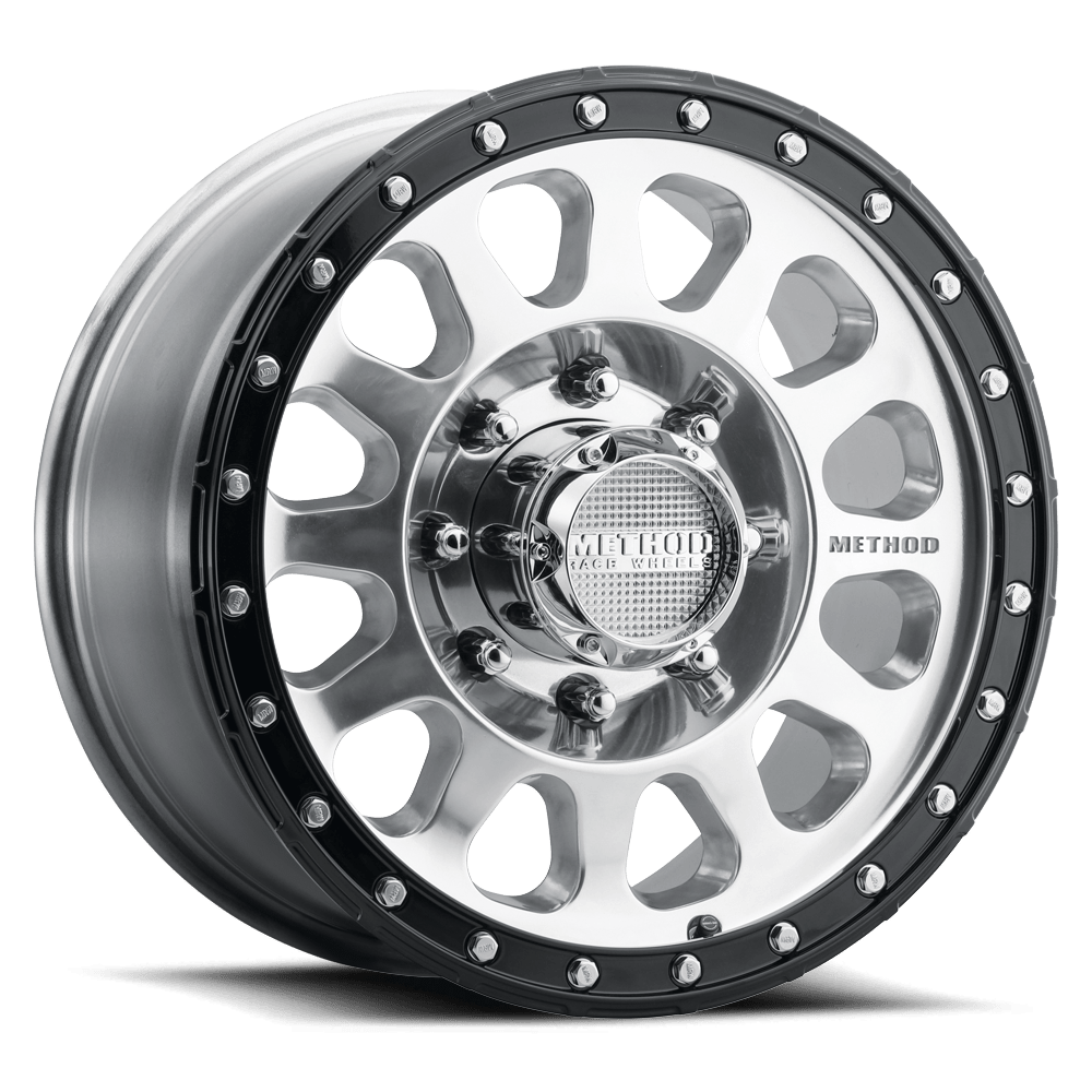 Method Race Wheels | MR315 | Polished - Gloss Black Lip - Sniper Custom Trucks