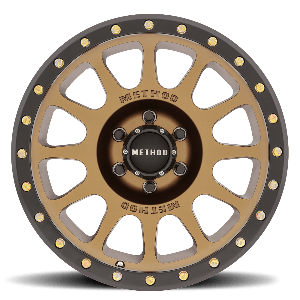 Method Race Wheels | MR305 NV | Method Bronze - Matte Black Lip - Sniper Custom Trucks