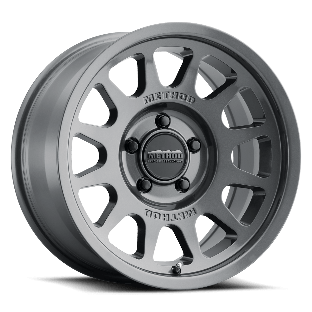 Method Race Wheels | MR703 Bead Grip | Gloss Titanium - Sniper Custom Trucks