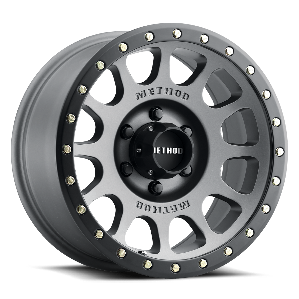 Method Race Wheels | MR305 NV | Titanium - Matte Black Lip
