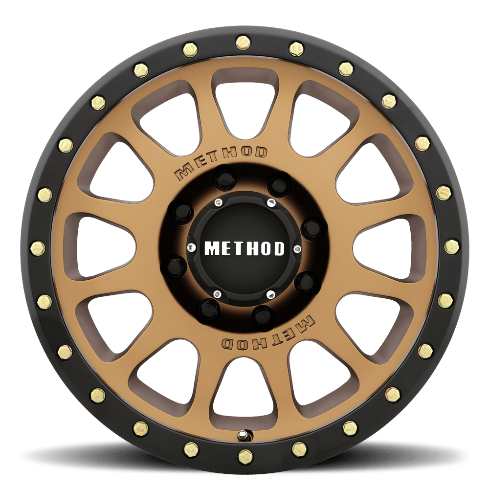 Method Race Wheels | MR305 NV | Method Bronze - Matte Black Lip - Sniper Custom Trucks