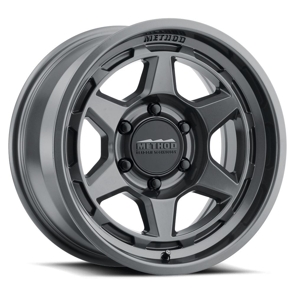 Method Race Wheels | MR708 Bead Grip | Gloss Titanium - Sniper Custom Trucks