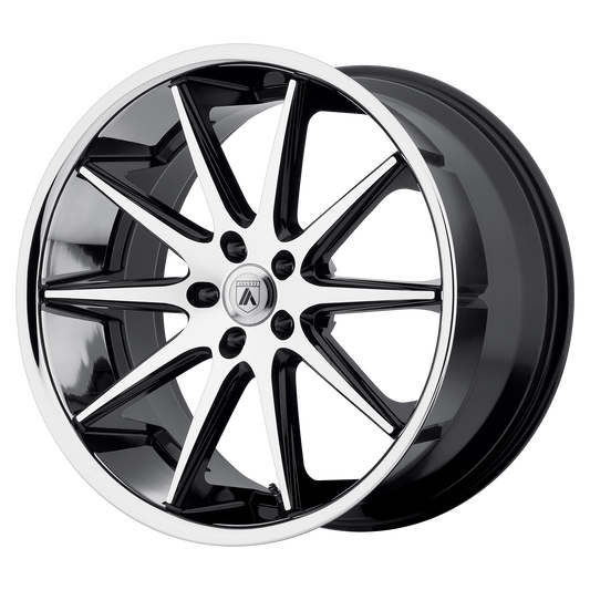ABL4 20X8.5 5X112 MCH BLK LIP +32MM
