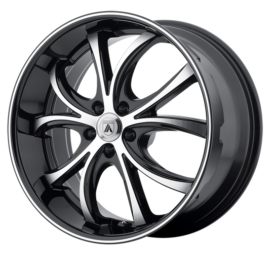 ABL8 22X10 5X112 MACH W/ BLACK LIP 38MM