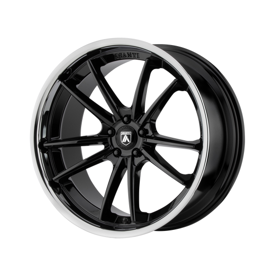 ABL23 20X9 5X112 G-BLK CHR LIP 25MM