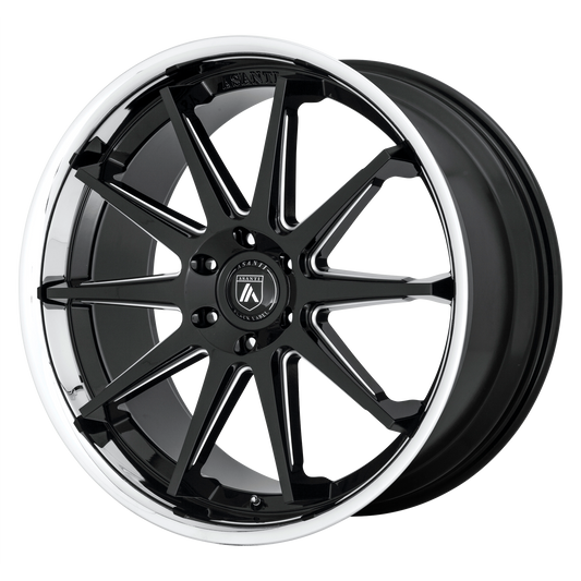 ABL29 24X10 6X5.5 G-BLK MILL CHR LP 15MM