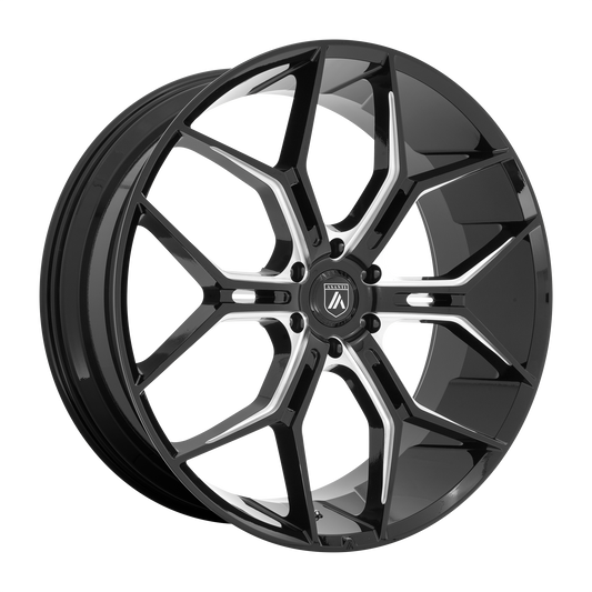 ABL38 22X9.5 6X120 G-BLK MILL 20MM