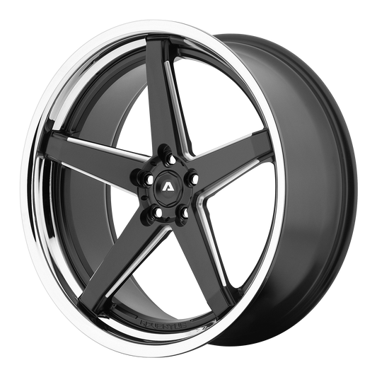 ABL6 20X10 5X120 MACH W/ BLACK LIP 20MM