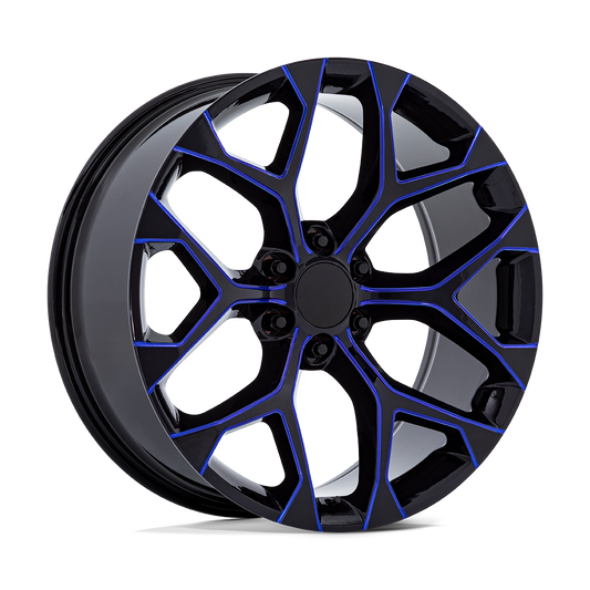 PR176 24X10 6X5.5 78 G-BLK BLUE-MILL +24