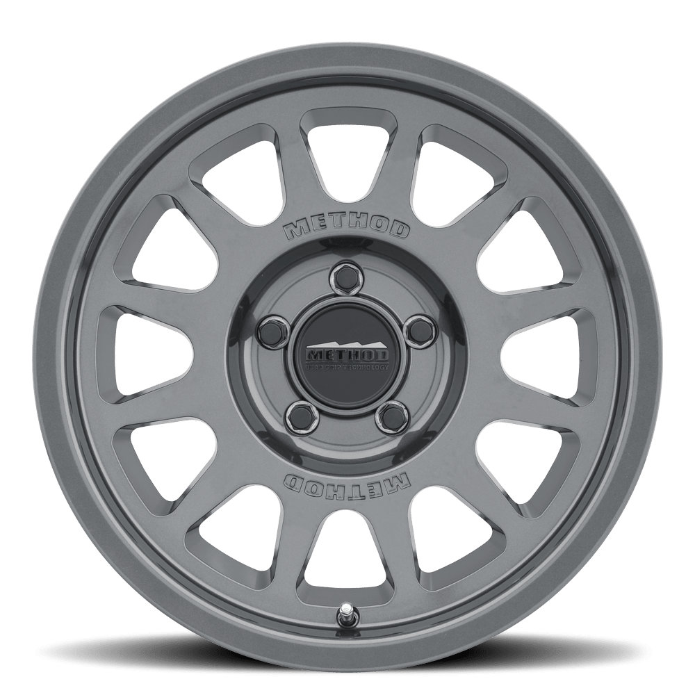 Method Race Wheels | MR703 Bead Grip | Gloss Titanium - Sniper Custom Trucks
