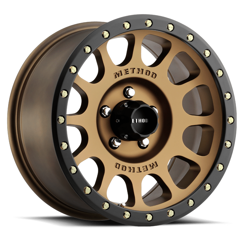 Method Race Wheels | MR305 NV | Method Bronze - Matte Black Lip - Sniper Custom Trucks