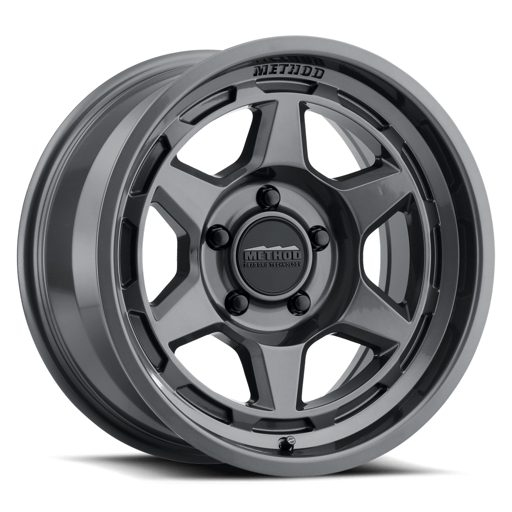 Method Race Wheels | MR708 Bead Grip | Gloss Titanium - Sniper Custom Trucks