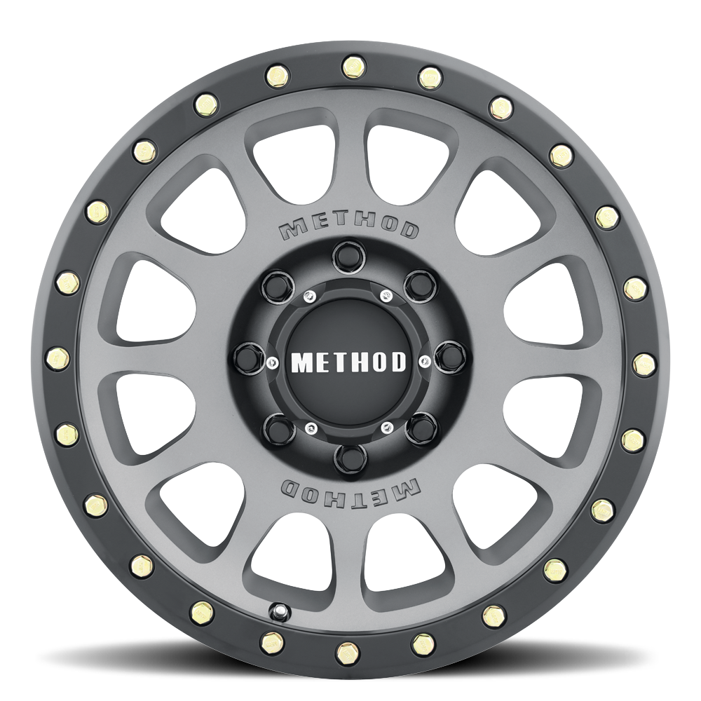 Method Race Wheels | MR305 NV | Titanium - Matte Black Lip