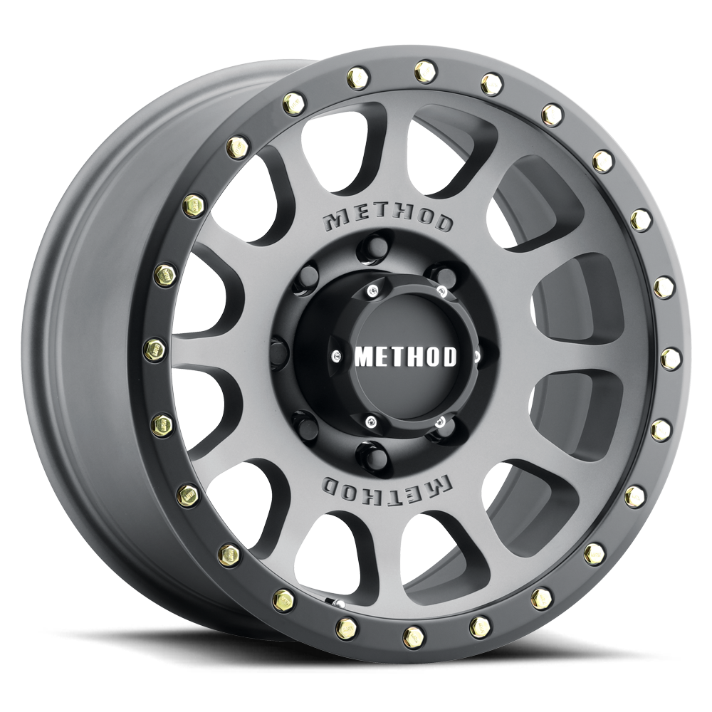 Method Race Wheels | MR305 NV | Titanium - Matte Black Lip