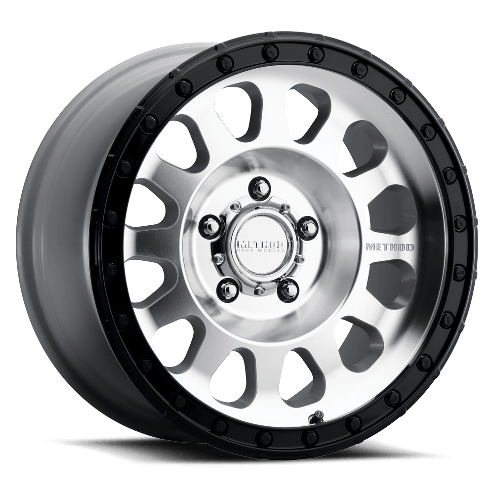 Method Race Wheels | MR315 | Machined - Gloss Black Lip - Sniper Custom Trucks