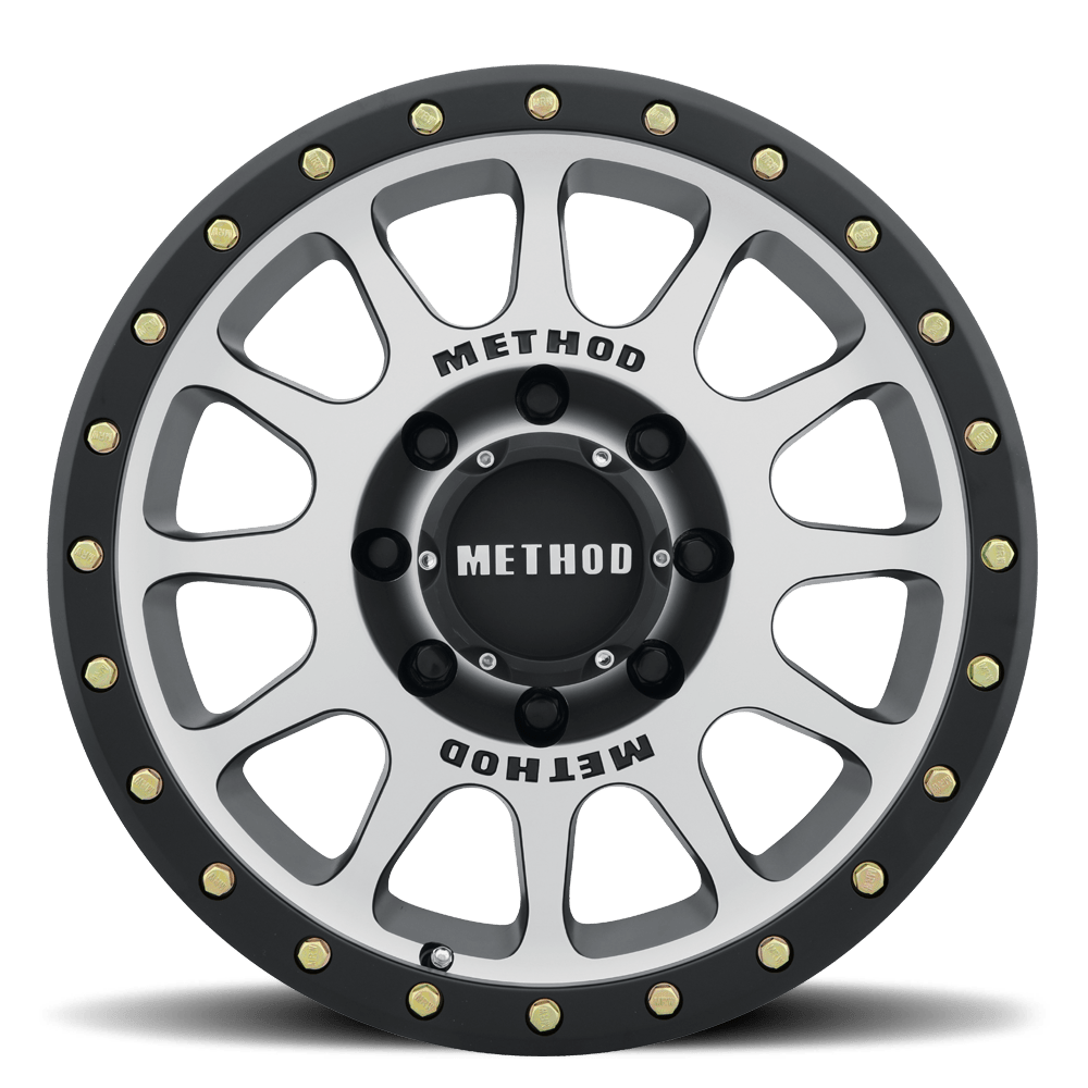 Method Race Wheels | MR305 NV | Machined - Matte Black Lip - Sniper Custom Trucks