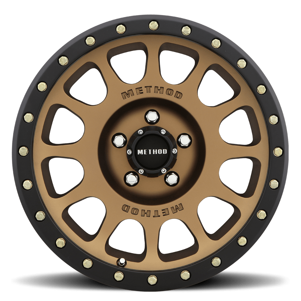 Method Race Wheels | MR305 NV | Method Bronze - Matte Black Lip - Sniper Custom Trucks