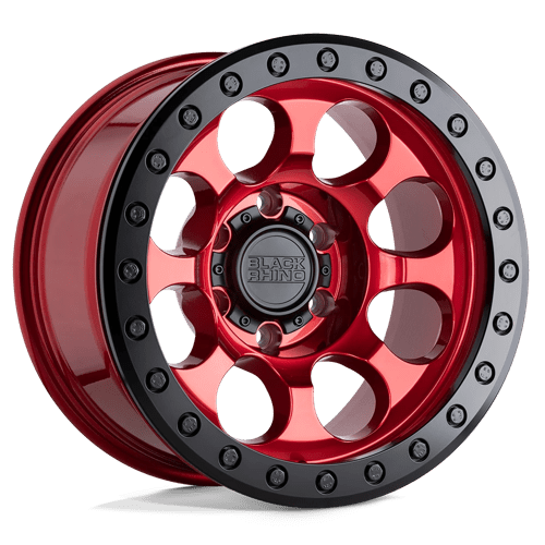 BR RIOT BL 17X8.5 6X135 +0 87 CDY RED BK