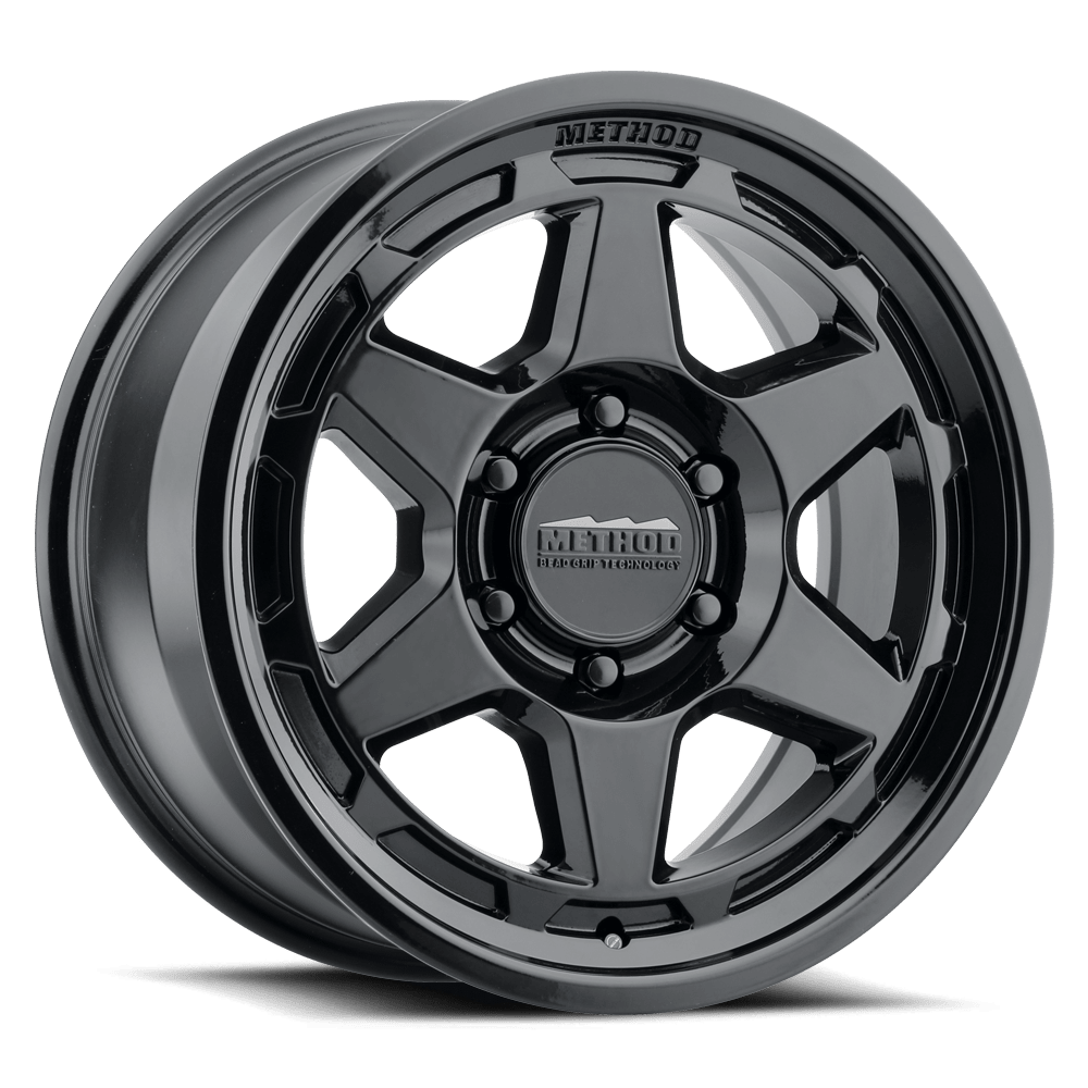 Method Race Wheels | MR708 HD Bead Grip | Gloss Black - Sniper Custom Trucks