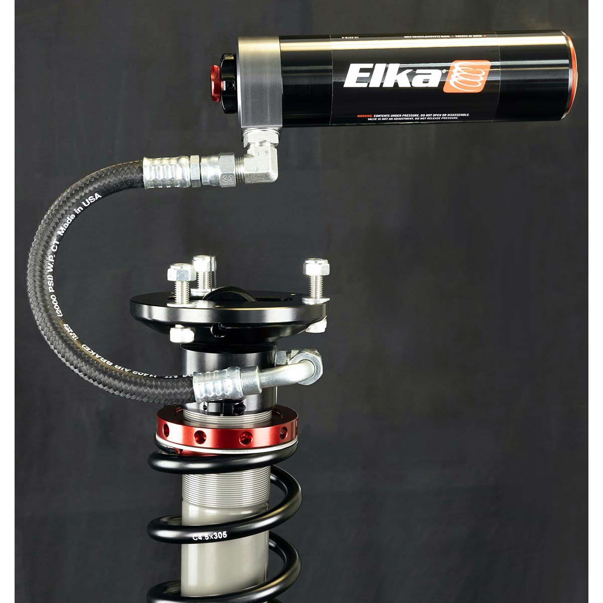 Elka Suspension 2.5 Dc Reservoir Front Shocks For Cadillac Escalade, 2015 To 2020 (1 In. To 2 In. Lift) - Sniper Custom Trucks