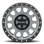 Method Race Wheels | MR305 NV | Titanium - Matte Black Lip - Sniper Custom Trucks