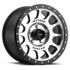 Method Race Wheels | MR305 NV | Machined - Matte Black Lip - Sniper Custom Trucks