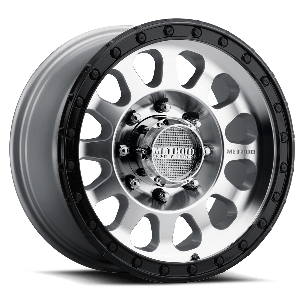 Method Race Wheels | MR315 | Machined - Gloss Black Lip - Sniper Custom Trucks