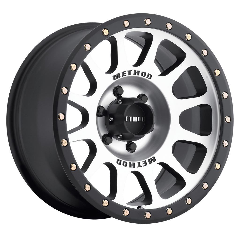 Method Race Wheels | MR305 NV | Machined - Matte Black Lip - Sniper Custom Trucks