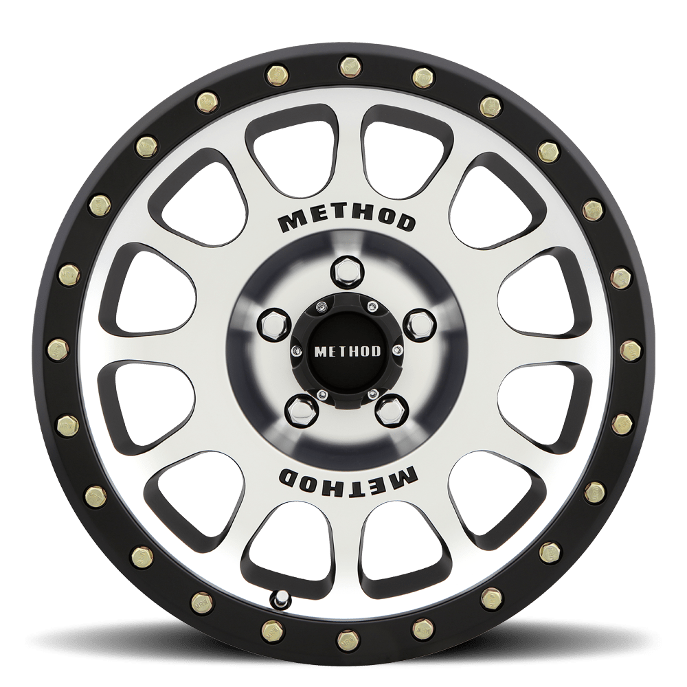 Method Race Wheels | MR305 NV | Machined - Matte Black Lip - Sniper Custom Trucks